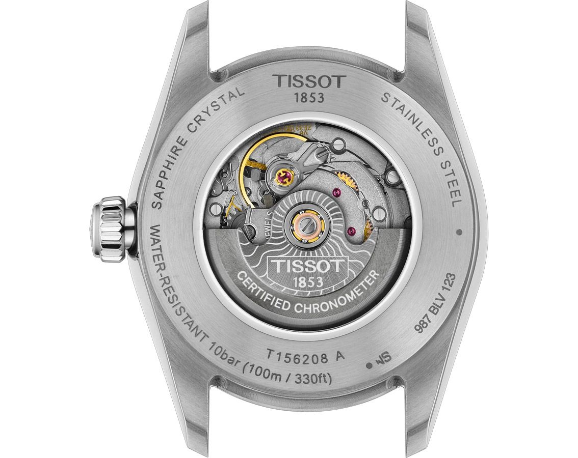 TISSOT Ballade Powermatic 48 COSC Silver Dial 30mm Two Tone Rose Gold Stainless Steel Bracelet T156.208.22.033.00 - 4