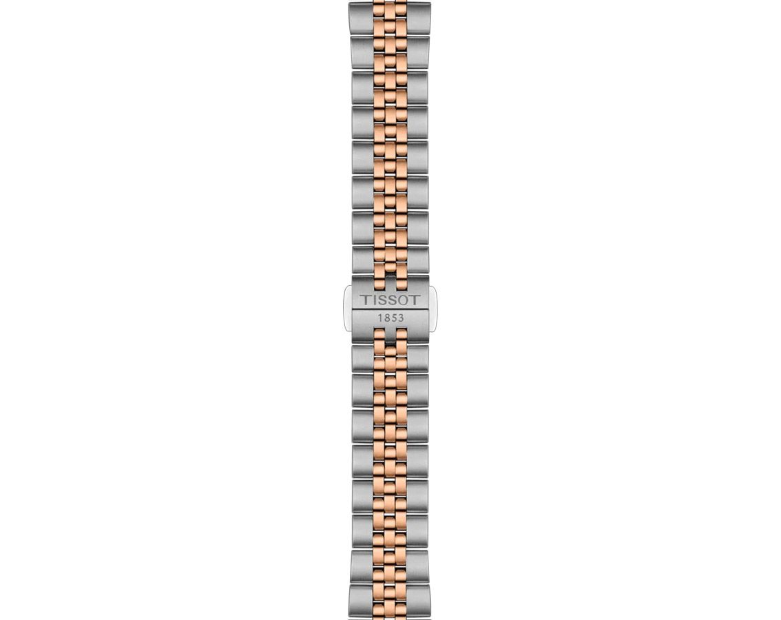 TISSOT Ballade Powermatic 48 COSC Silver Dial 30mm Two Tone Rose Gold Stainless Steel Bracelet T156.208.22.033.00 - 5