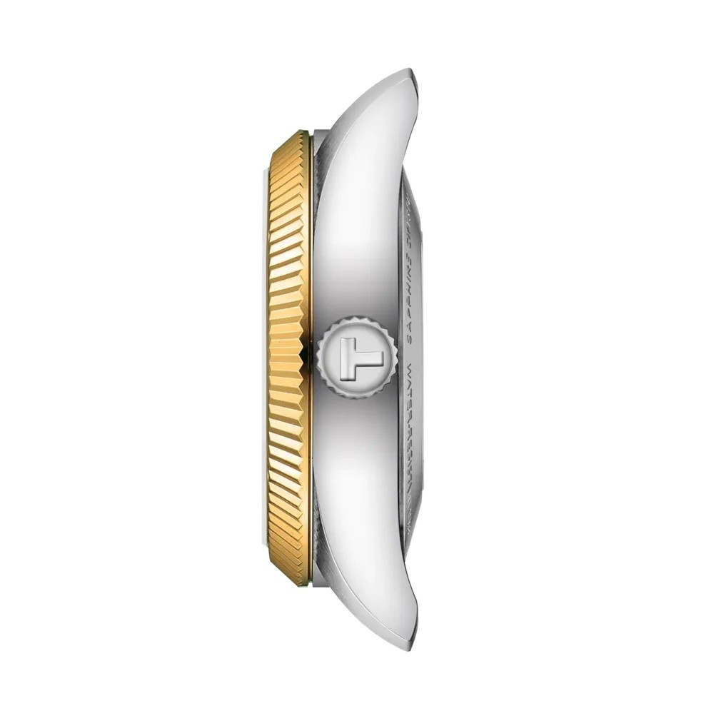 TISSOT Ballade Powermatic 48 COSC Silver Dial 30mm Two Tone Gold Stainless Steel Bracelet T156.208.22.033.01 - 3