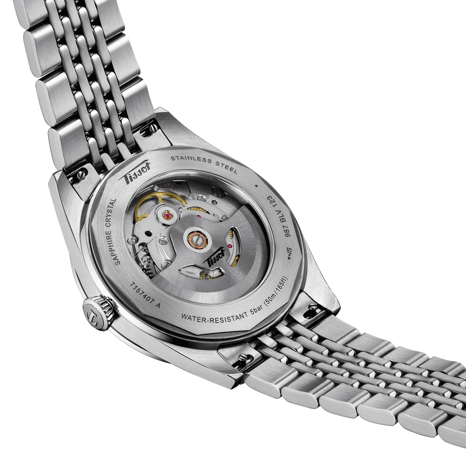 TISSOT Visodate Powermatic 80 Blue Dial 39mm Silver Stainless Steel Bracelet T157.407.11.041.00 - 4