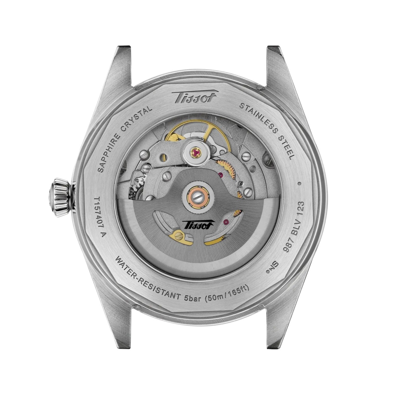 TISSOT Visodate Powermatic 80 Black Dial 39mm Silver Stainless Steel Bracelet T157.407.11.051.00 - 4