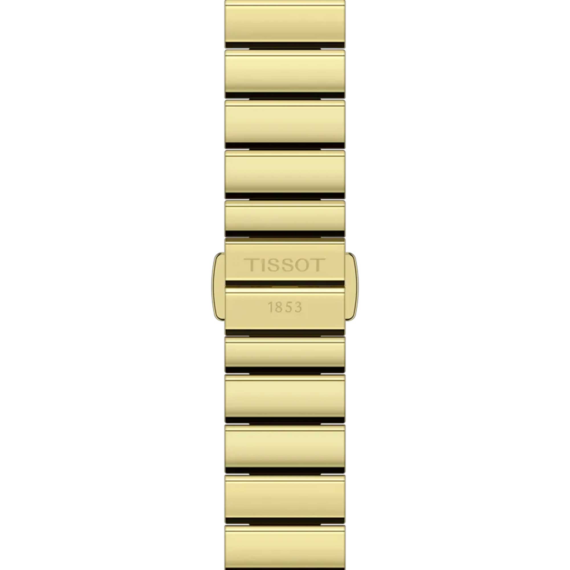 TISSOT SRV Lady's Gold Dial 30mm Gold Stainless Steel Bracelet T160.110.33.023.00 - 4
