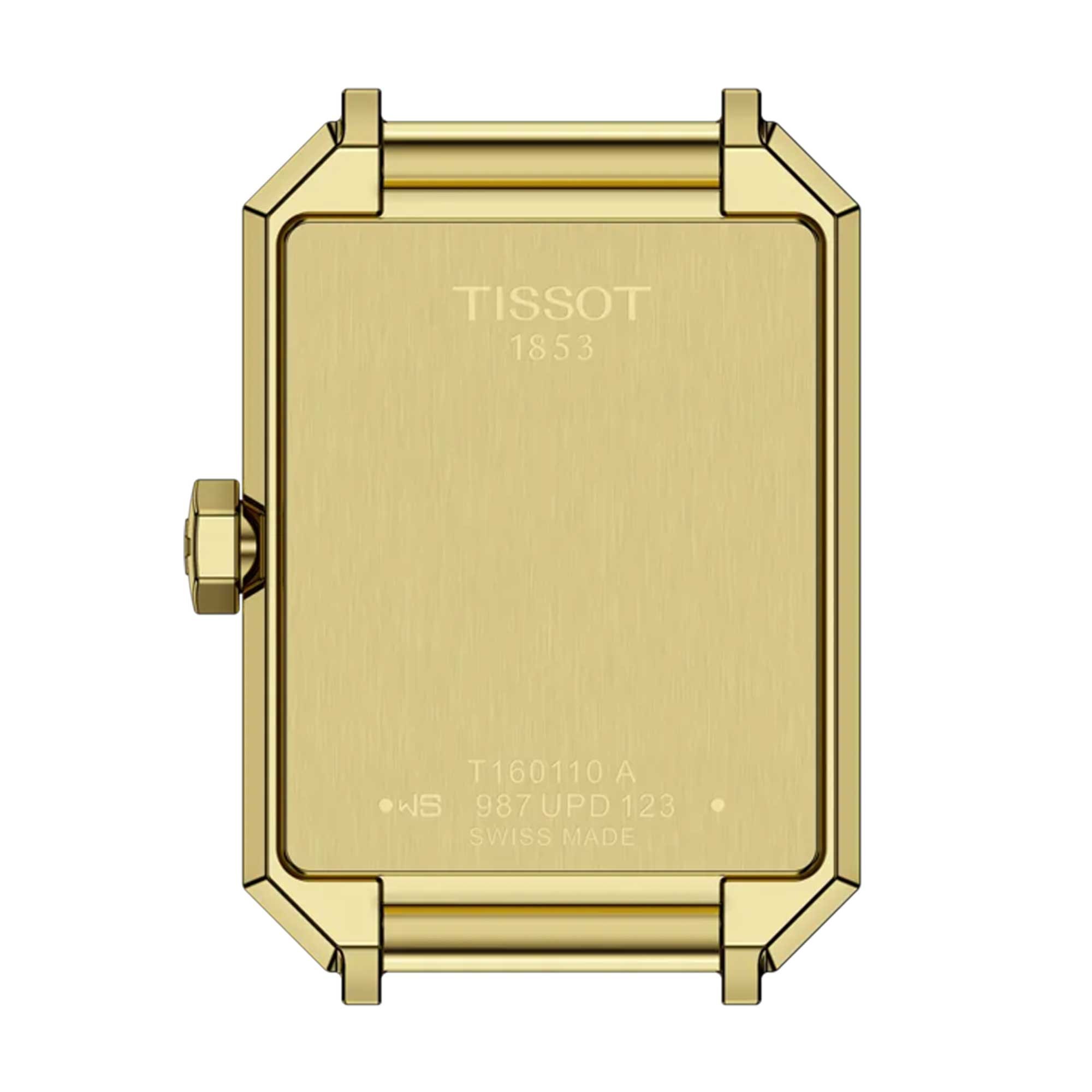 TISSOT SRV Lady's Gold Dial 30mm Gold Stainless Steel Bracelet T160.110.33.023.00 - 5