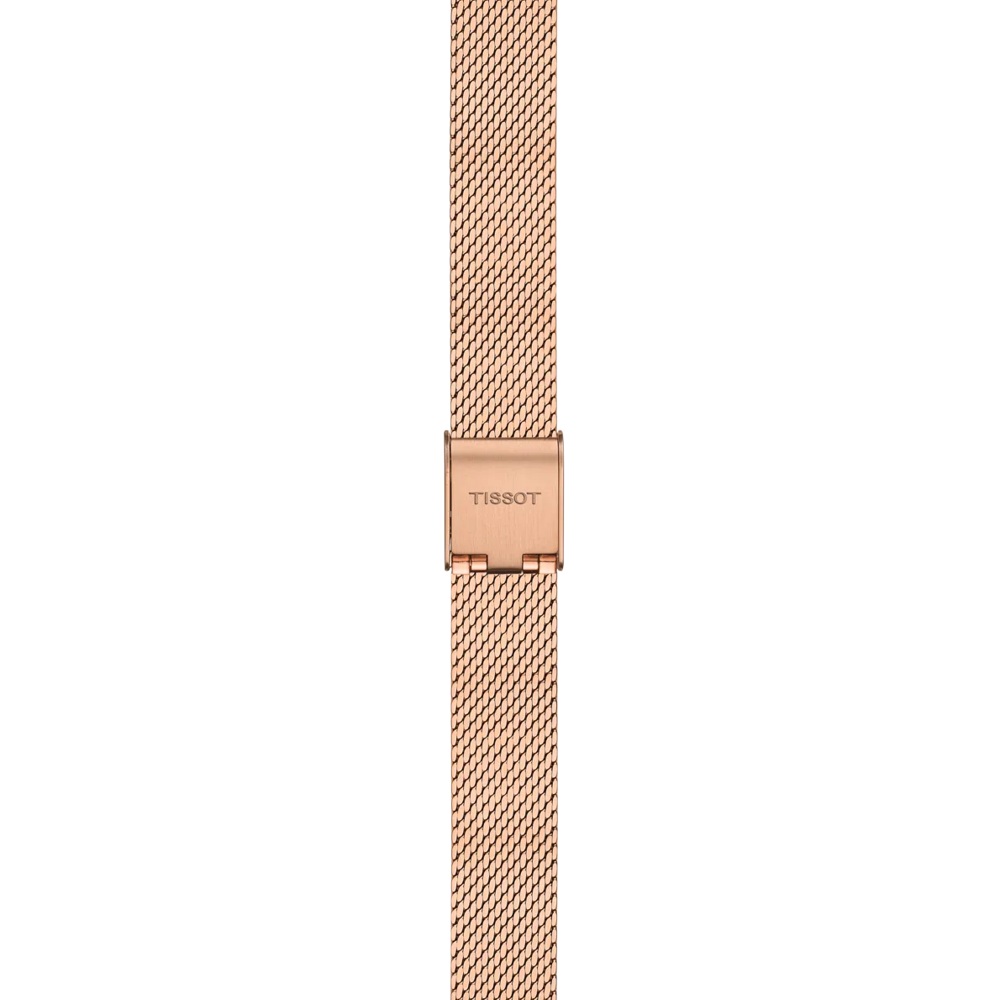 TISSOT SRV Lady's Silver Dial 30mm Rose Gold Mesh Stainless Steel Bracelet T160.110.33.033.00 - 4