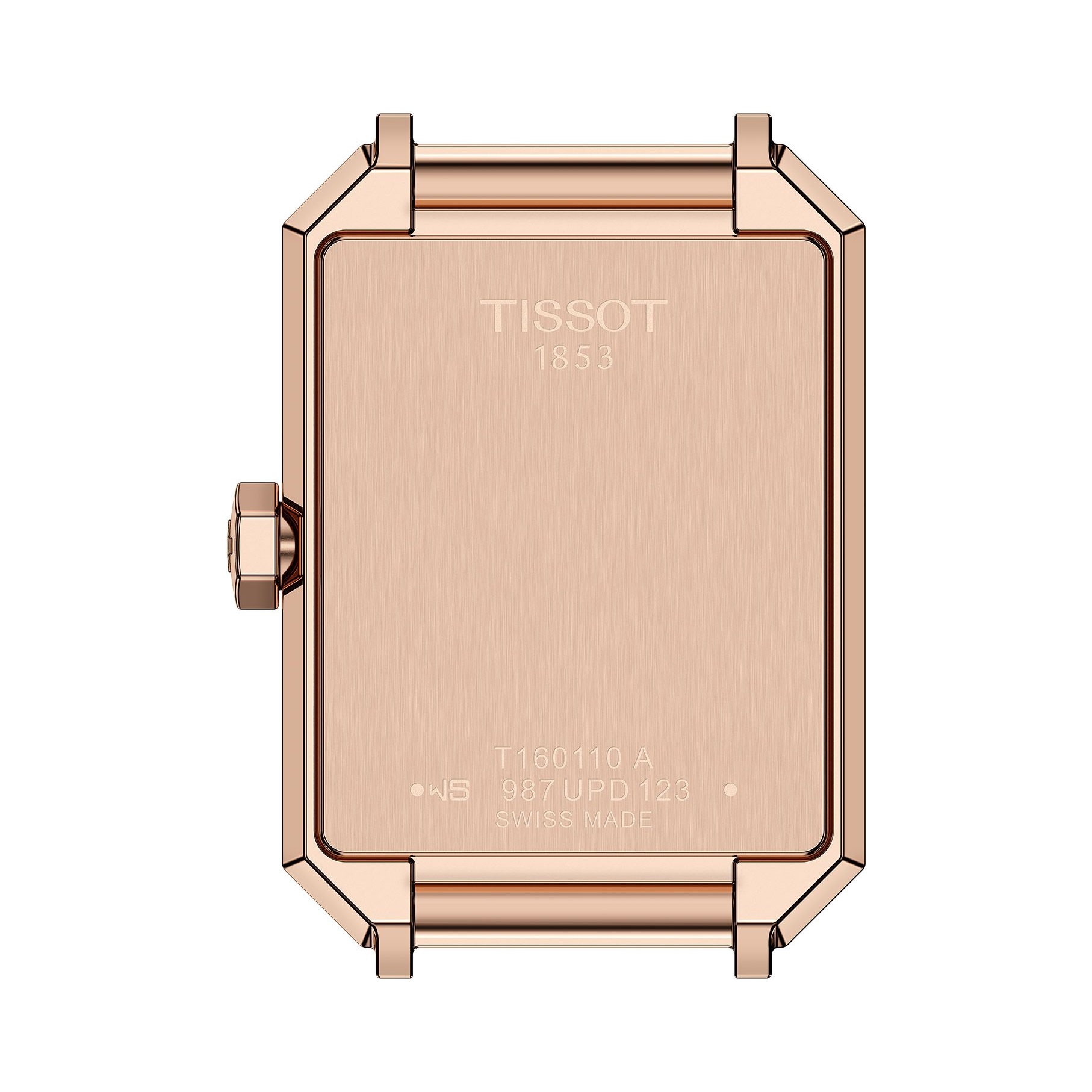 TISSOT SRV Lady's Blue Dial 30mm Rose Gold Stainless Steel Bracelet T160.110.33.046.00 - 4