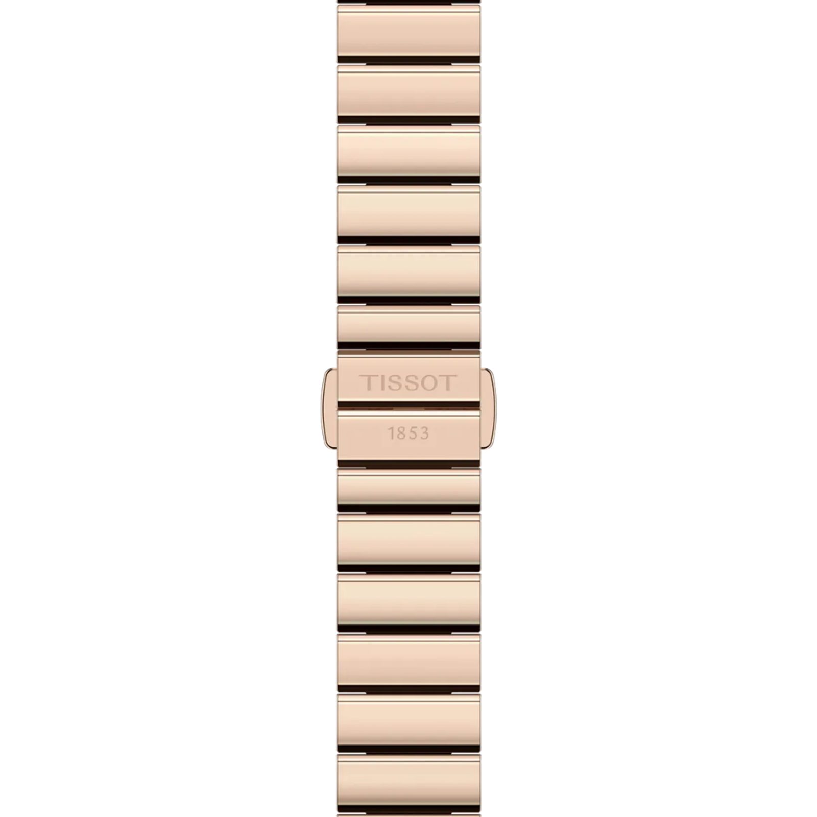 TISSOT SRV Lady's Blue Dial 30mm Rose Gold Stainless Steel Bracelet T160.110.33.046.00 - 5