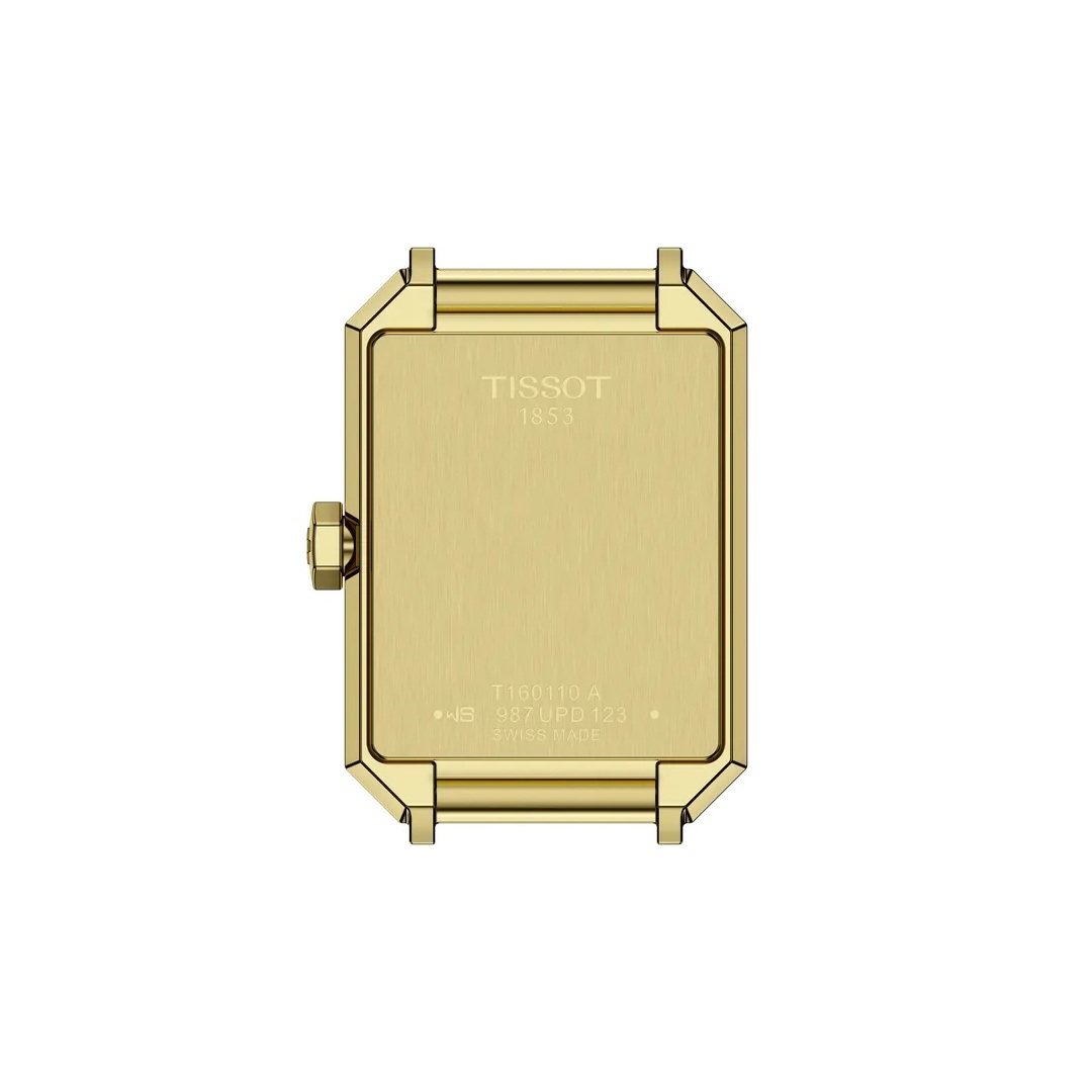 TISSOT SRV Lady's White Pearl Dial 30mm Gold Stainless Steel Bracelet T160.110.33.113.00 - 4