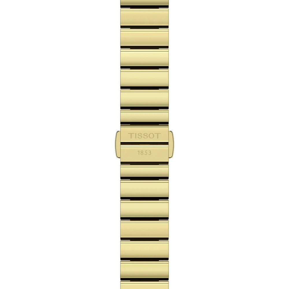 TISSOT SRV Lady's White Pearl Dial 30mm Gold Stainless Steel Bracelet T160.110.33.113.00 - 5