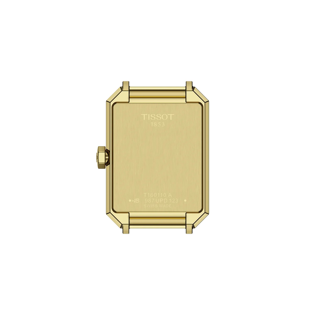 TISSOT SRV Lady's Black Dial 30mm Gold Stainless Steel Black Leather Strap T160.110.36.126.00 - 3