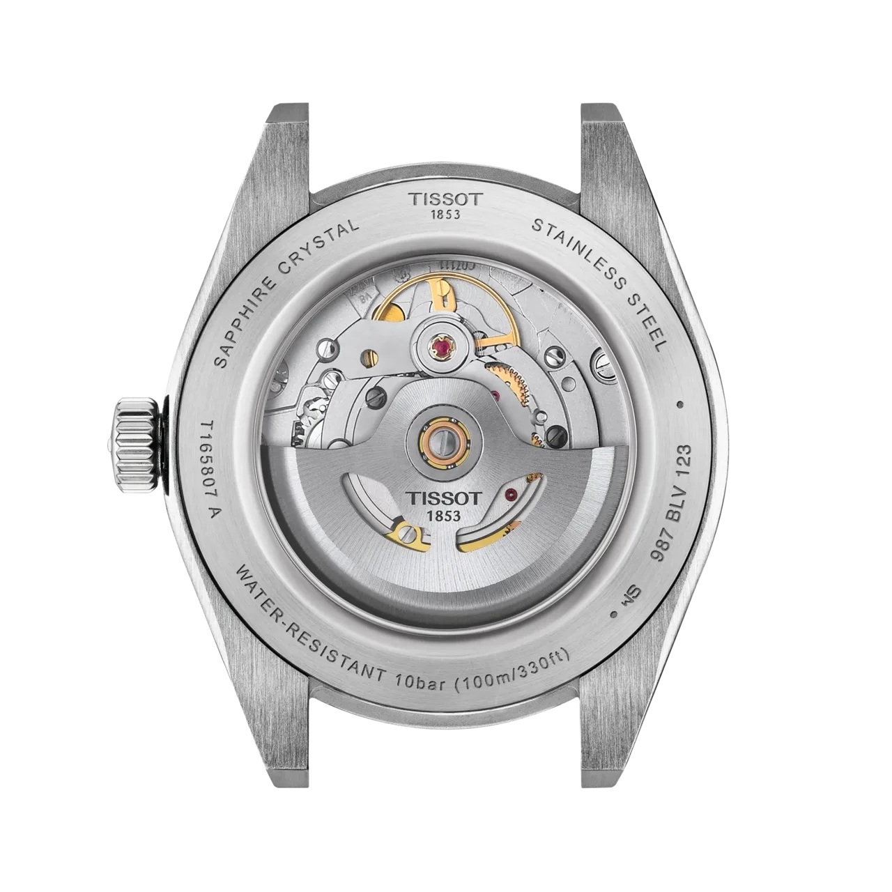 TISSOT Gentleman Powermatic 80 Silver Dial 38mm Silver Stainless Steel Bracelet T165.807.11.031.00 - 4