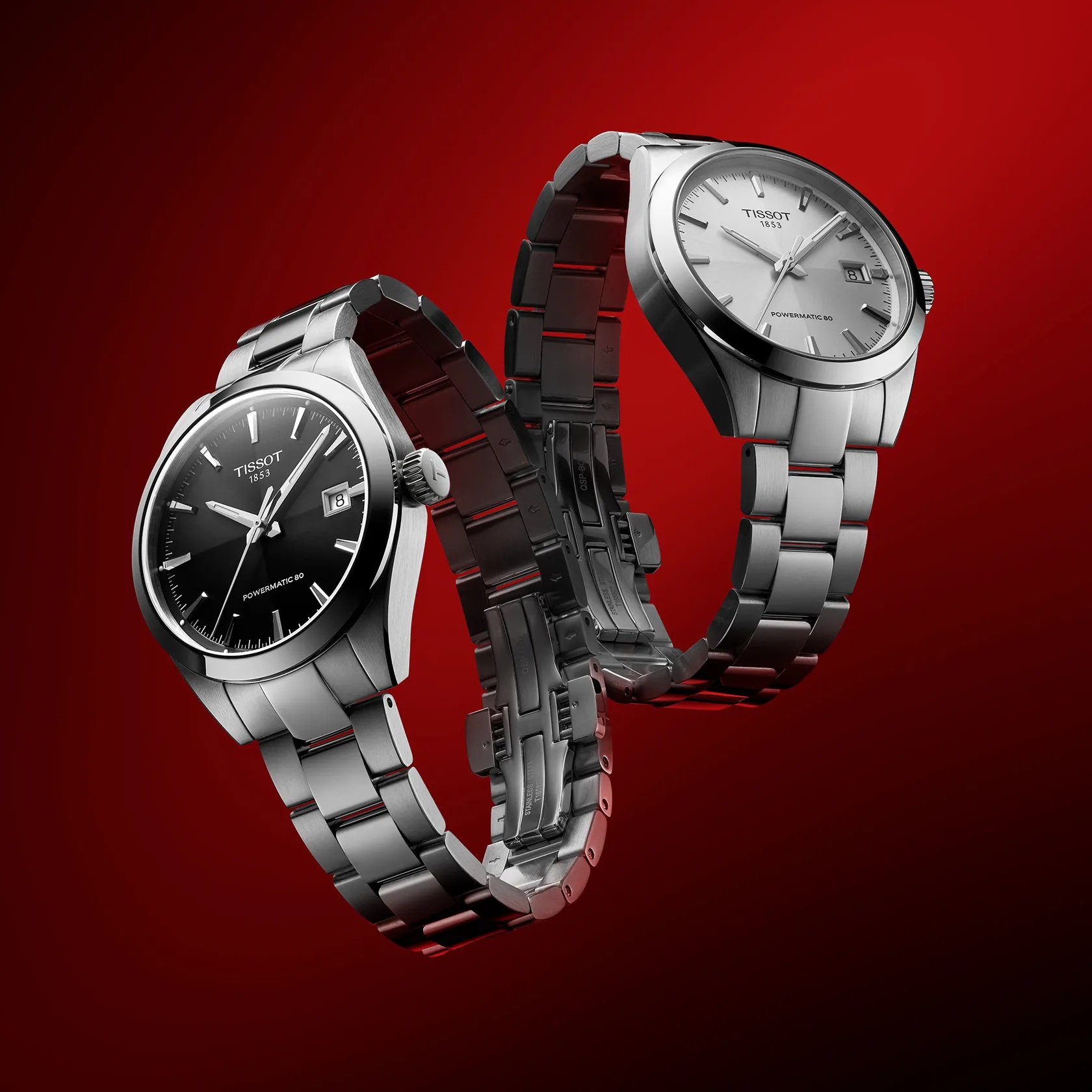TISSOT Gentleman Powermatic 80 Silver Dial 38mm Silver Stainless Steel Bracelet T165.807.11.031.00 - 7