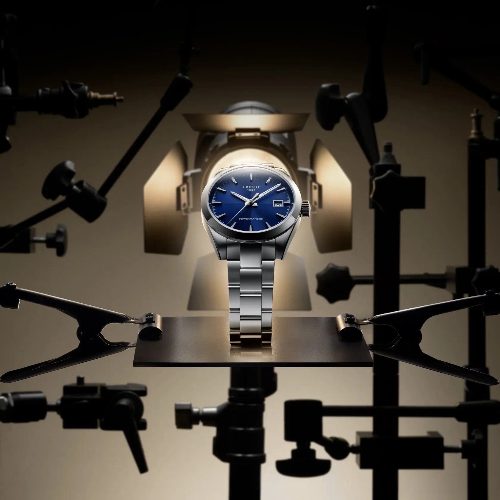 TISSOT Gentleman Powermatic 80 Blue Dial 38mm Silver Stainless Steel Bracelet T165.807.11.041.00 - 9