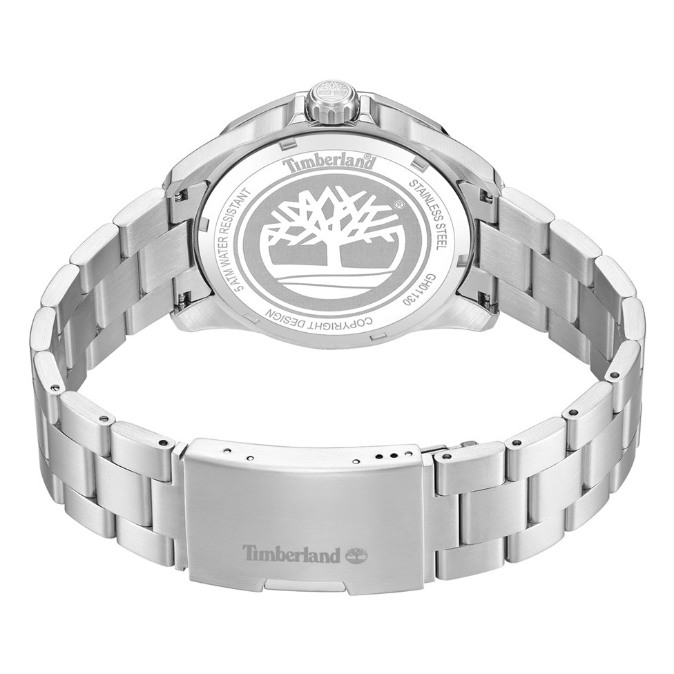 TIMBERLAND Bretton Woods Black Dial 43mm Silver Stainless Steel Bracelet TDWGH0113002 - 4