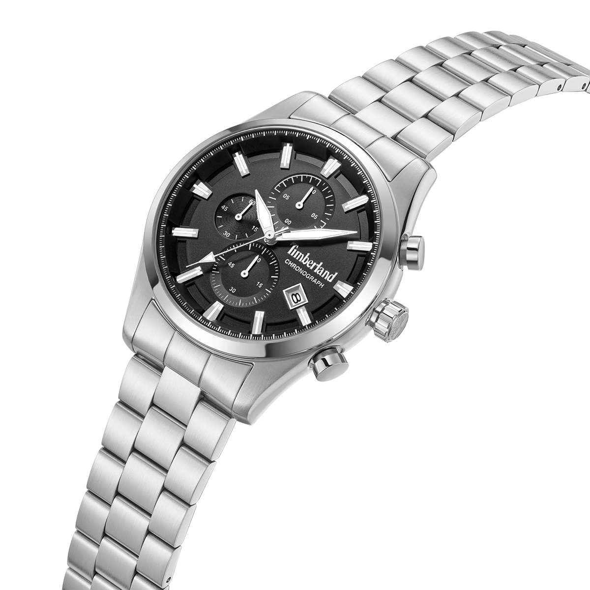 TIMBERLAND Ashmont Chronograph Black Dial 46mm Silver Stainless Steel Bracelet TDWGI0109303 - 3