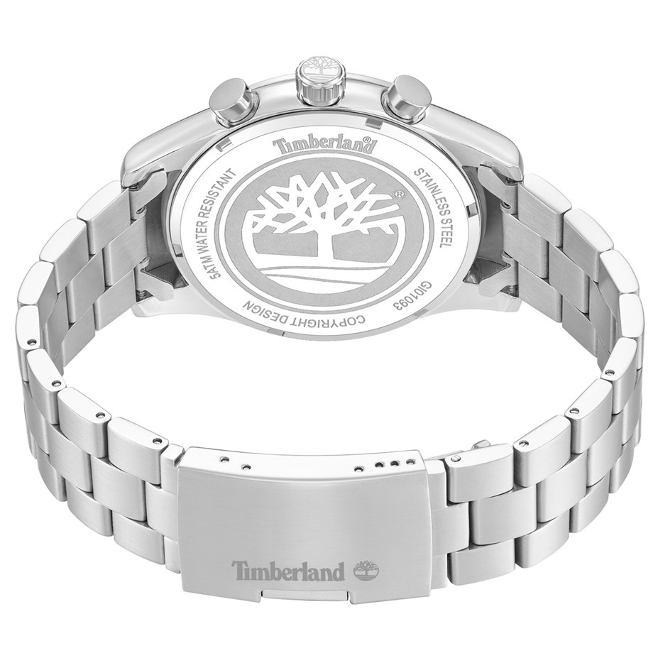 TIMBERLAND Ashmont Chronograph Black Dial 46mm Silver Stainless Steel Bracelet TDWGI0109303 - 4