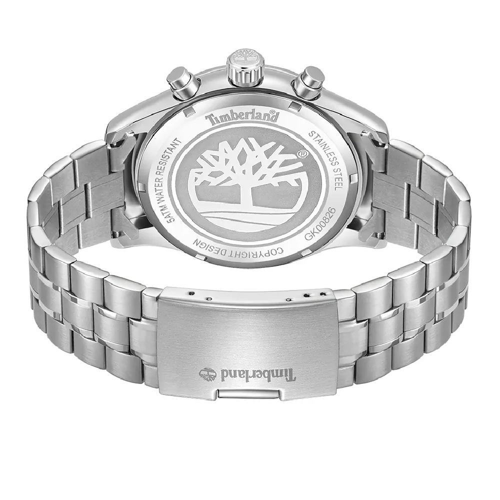 TIMBERLAND Ashmont Chronograph Green Dial 44mm Silver Stainless Steel Bracelet TDWGK0082604 - 3