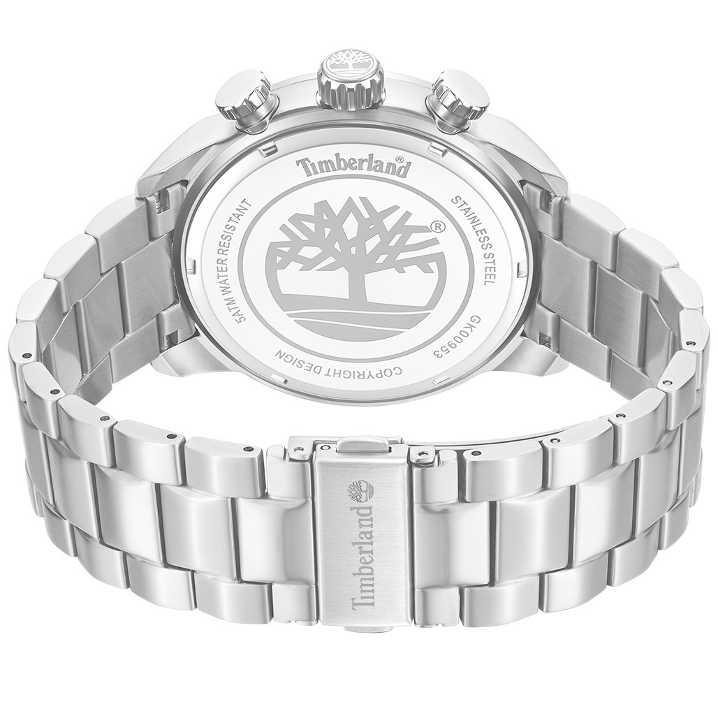 TIMBERLAND Henniker II Chronograph Blue Dial 46mm Silver Stainless Steel Bracelet TDWGK0095301 - 4