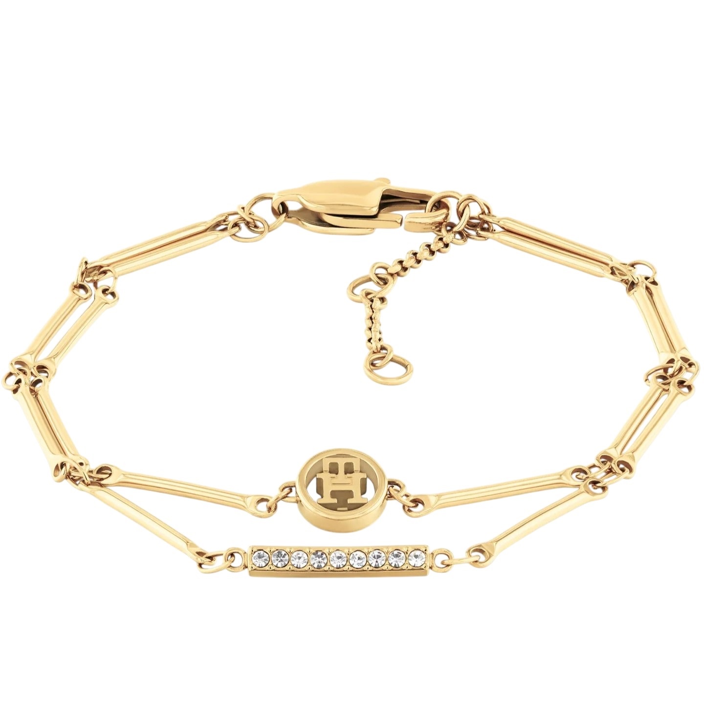 ΒΡΑΧΙΟΛΙ TOMMY HILFIGER από Επιχρυσωμένο Ανοξείδωτο Ατσάλι με Πέτρες Ζιργκόν 2781000 - 