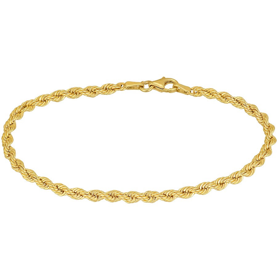 CHAIN for the Hand Twisted Rope #3 SENZIO Collection K14 Yellow Gold 5V-KOR3.BR - 