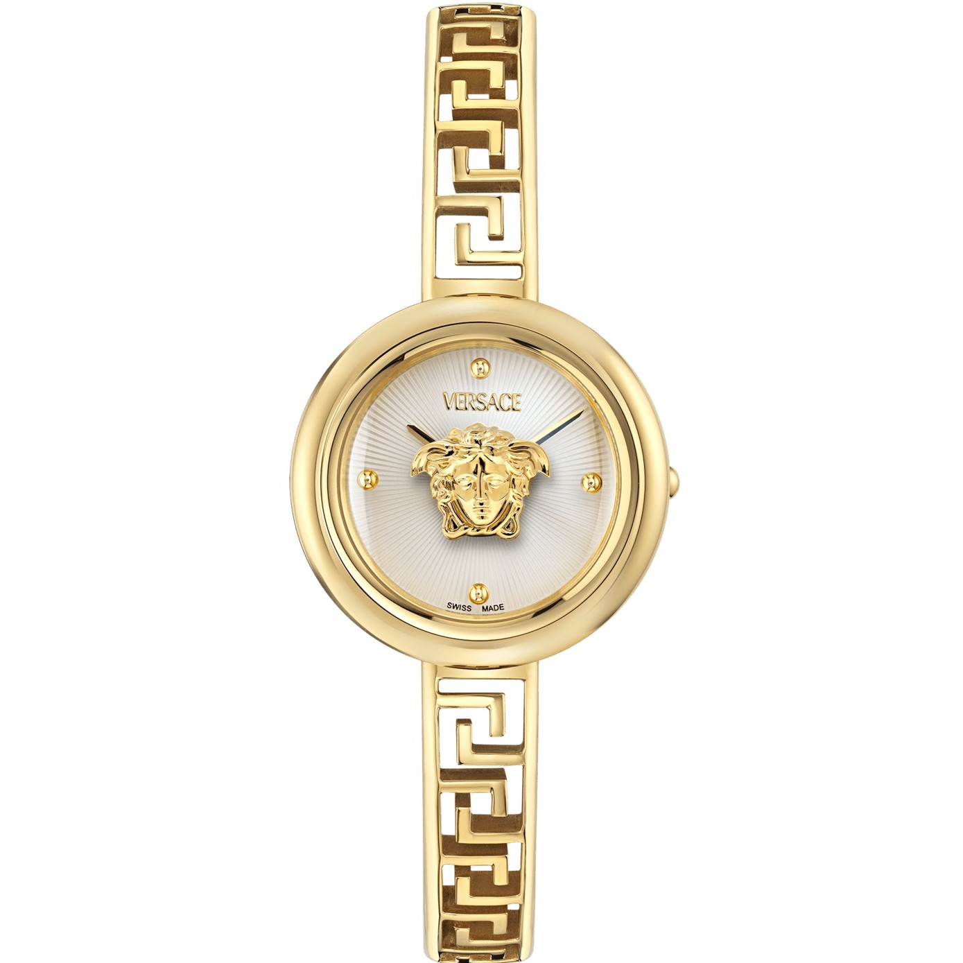 VERSACE Medusa Eclipse Silver Dial 28mm Gold Stainless Steel Bracelet VE5F00226 - 