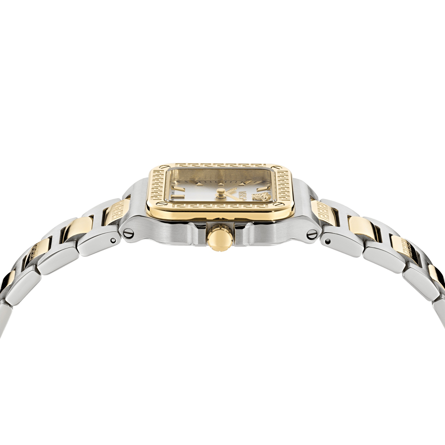 VERSACE Greca Edge Silver Dial 30.00 x 30.00mm Two Tone Gold Stainless Steel Bracelet VE5G00226 - 3
