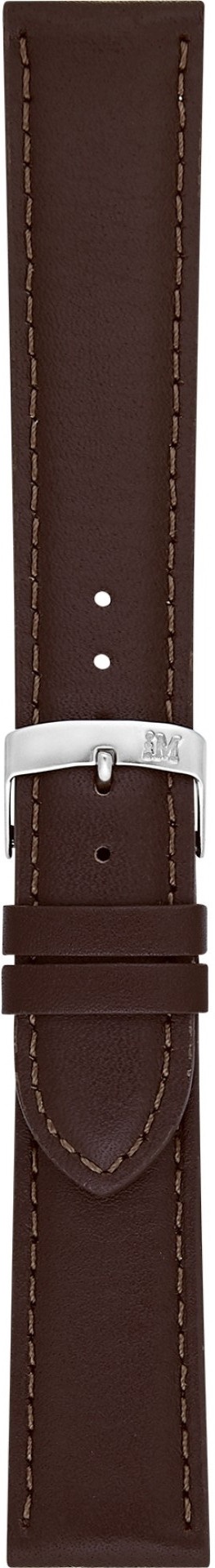 MORELLATO Grafic Watch Strap 14-12mm Brown Leather Silver Hardware A01X0969087034CR14 - 3