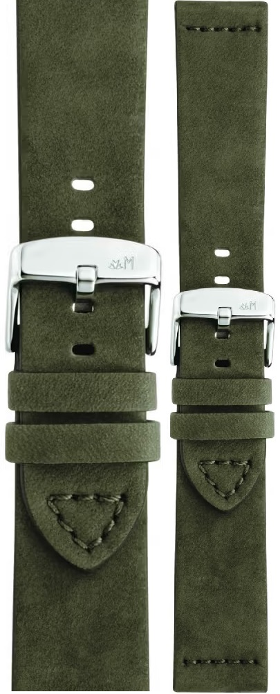 MORELLATO Bramante Hand Made Watch Strap 24-22mm Green Leather A01X4683B90073CR24 - 