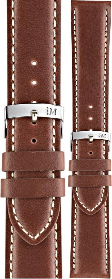 MORELLATO Rodius Watch Strap 22-20mm Brown Leather A01X4937C23041CR22 - 1