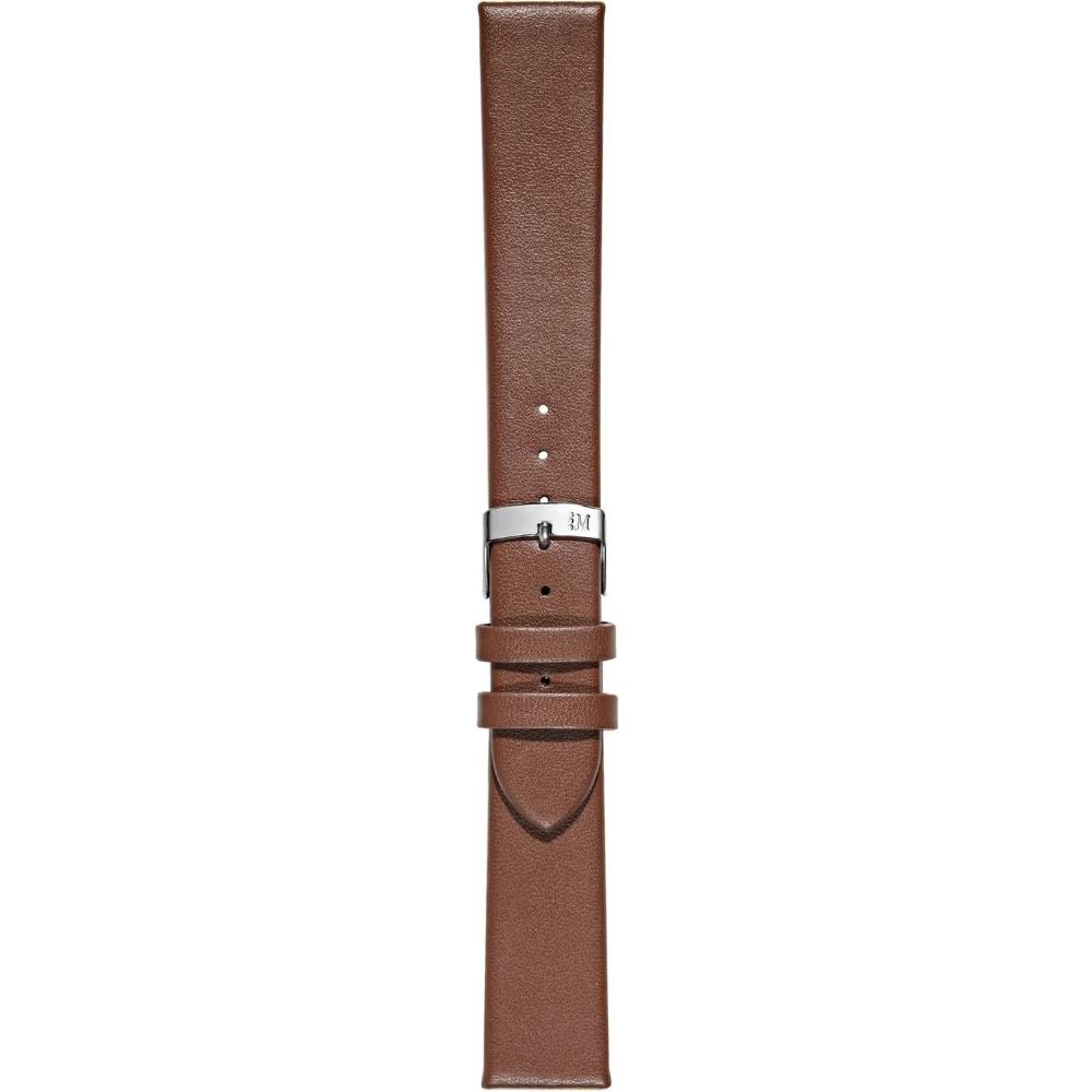 MORELLATO Micra-Evoque Watch Strap 22-20mm Brown Leather Silver Hardware A01X5200875134CR22 - 3