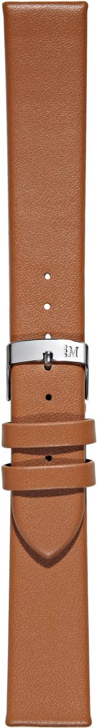 MORELLATO Micra-Evoque Watch Strap 20-18mm Light Brown Leather Silver Hardware A01X5200875137CR20 - 3