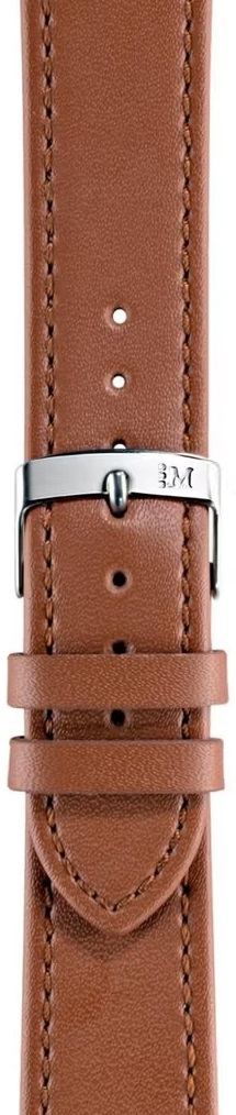 MORELLATO Sprint Watch Strap 16-14mm Light Brown Leather Silver Hardware A01X5202875037CR16 - 2