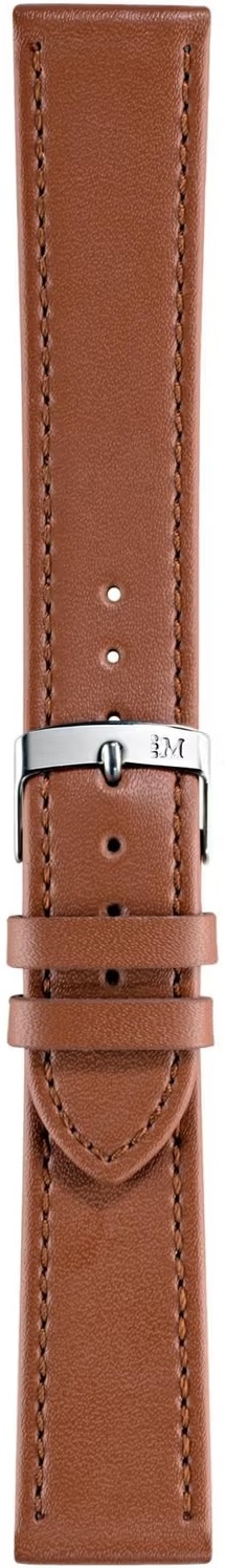 MORELLATO Sprint Watch Strap 16-14mm Light Brown Leather Silver Hardware A01X5202875037CR16 - 3