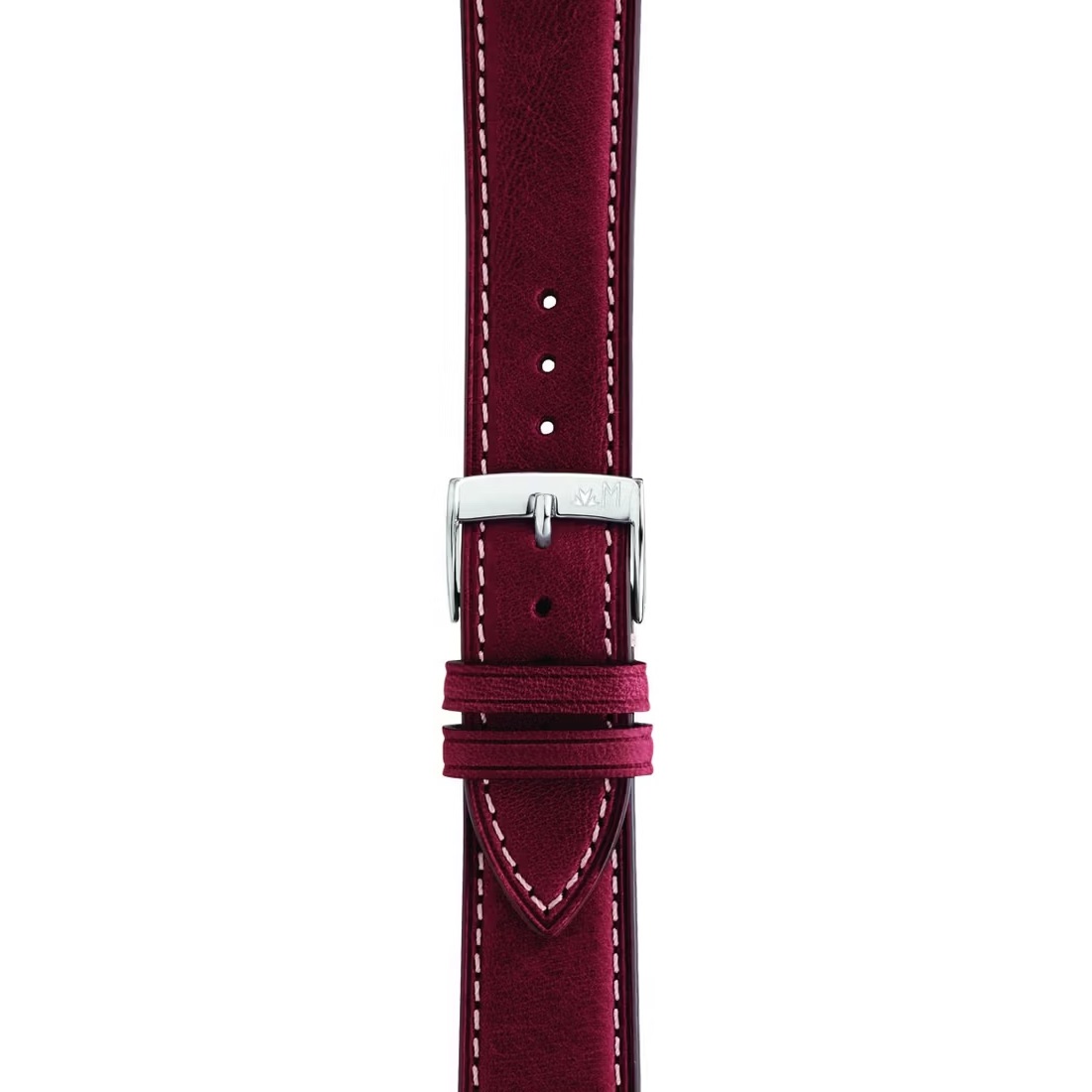 MORELLATO El Greco Hand Made Watch Strap 22-20mm Bordeaux Leather A01X5439B71081CR22 - 