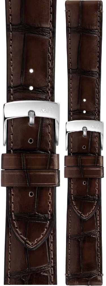 MORELLATO Tiepolo Hand Made Watch Strap 18-16mm Brown Leather A01X5534D40032CR18 - 