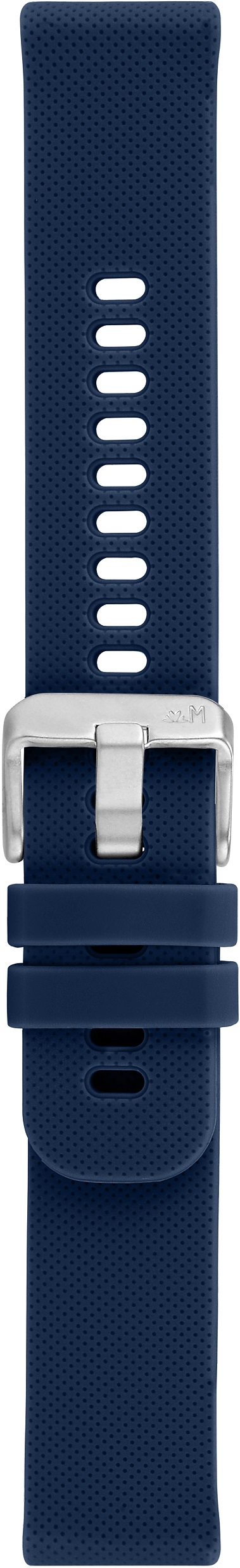 MORELLATO Byte Smartwatch Strap 22mm Blue Rubber Silver Hardware A01X5654187062SB22 - 3