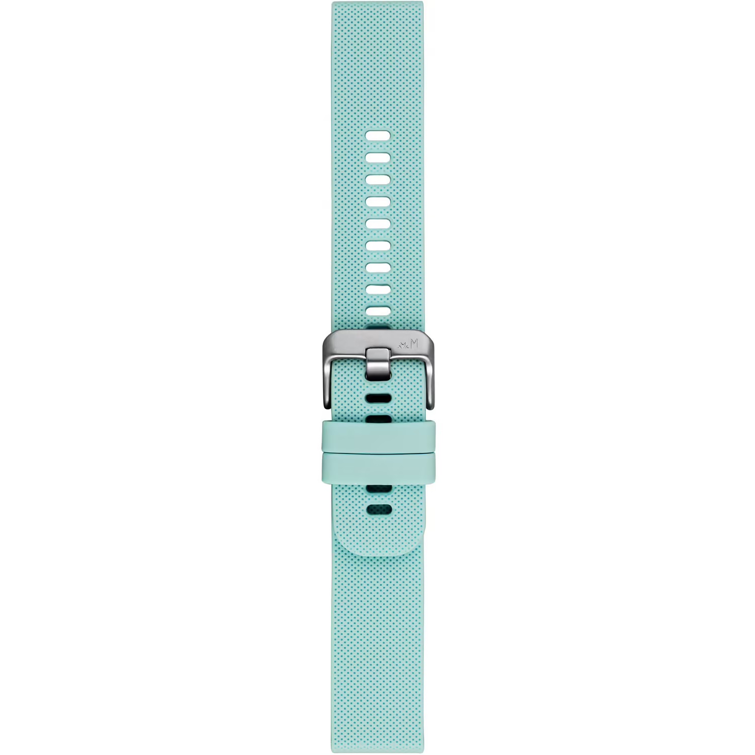 MORELLATO Byte Smartwatch Strap 22mm Verde Aqua Rubber Silver Hardware A01X5654187076SB22 - 3