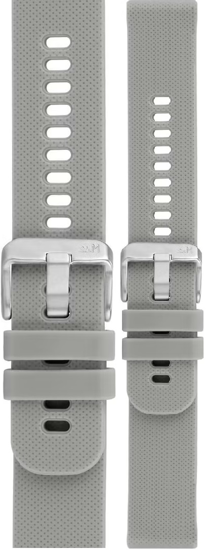 MORELLATO Byte Smartwatch Strap 22mm Grey Rubber A01X5654187093SB22 - 