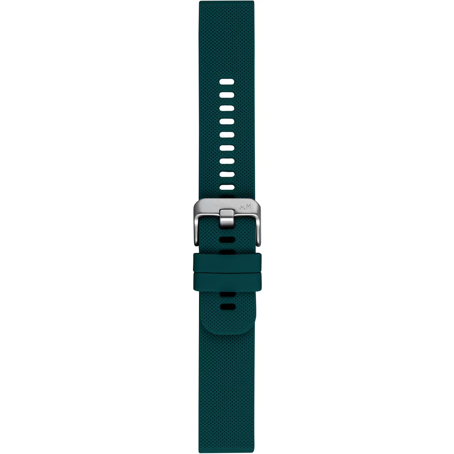 MORELLATO Byte Smartwatch Strap 22mm Aqua Blue Rubber Silver Hardware A01X5654187264SB22 - 3