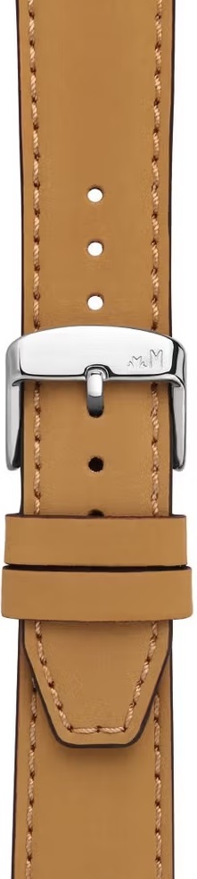 MORELLATO Square Watch Strap 20-18mm Beige Leather Silver Hardware A01X5672D73039CR20 - 2
