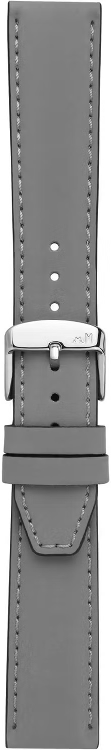 MORELLATO Square Watch Strap 22-18mm Grey Leather Silver Hardware A01X5672D73093CR22 - 3
