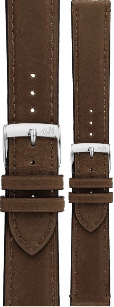 MORELLATO Boccaccio Hand Made Watch Strap 22-20mm Brown Leather A01X5674D75032CR22 - 1
