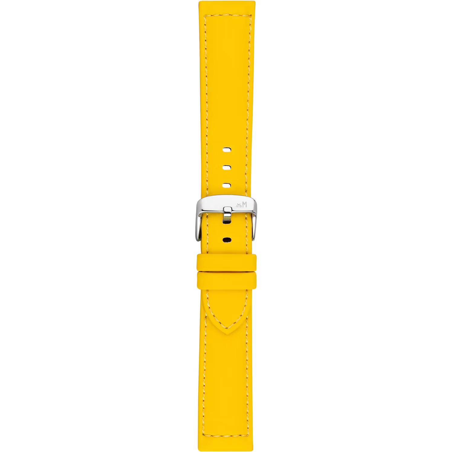 MORELLATO Capri Water Resistant Watch Strap 18-16mm Yellow Recycled Tech Material Silver Hardware A01X5761D82098CR18 - 3