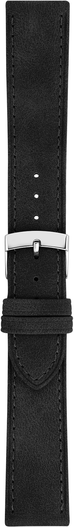MORELLATO Timo Green Collection Watch Strap 20-18mm Black Recycled Strap Silver Hardware A01X5964E12019CR20 - 3
