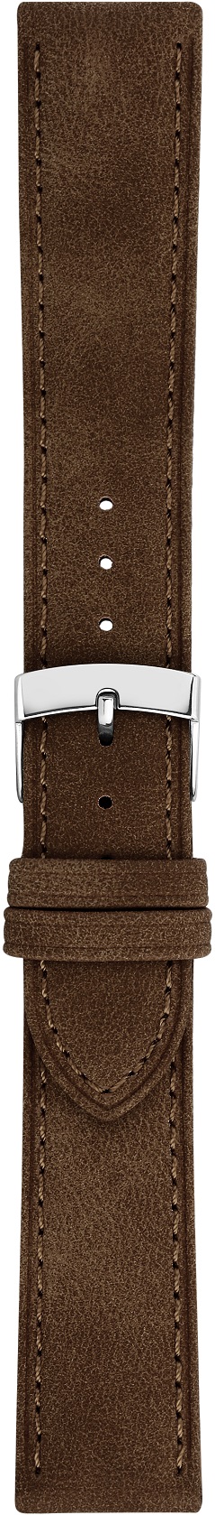 MORELLATO Timo Green Collection Watch Strap 20-18mm Brown Recycled Strap Silver Hardware A01X5964E12032CR20 - 3