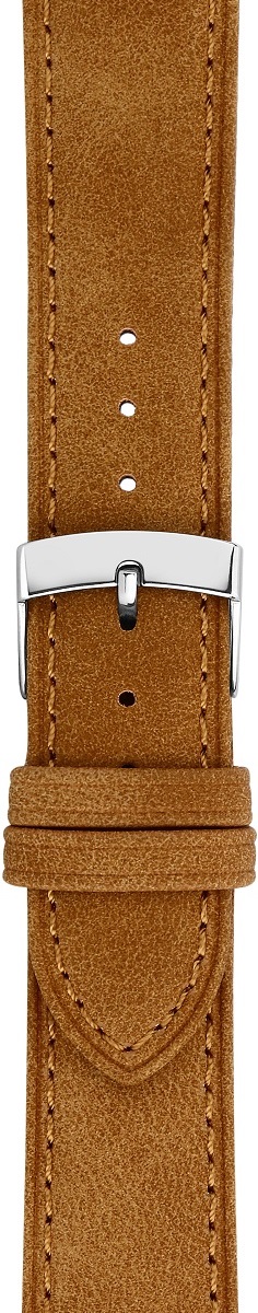 MORELLATO Timo Green Collection Watch Strap 20-18mm Light Brown Recycled Strap Silver Hardware A01X5964E12036CR20 - 