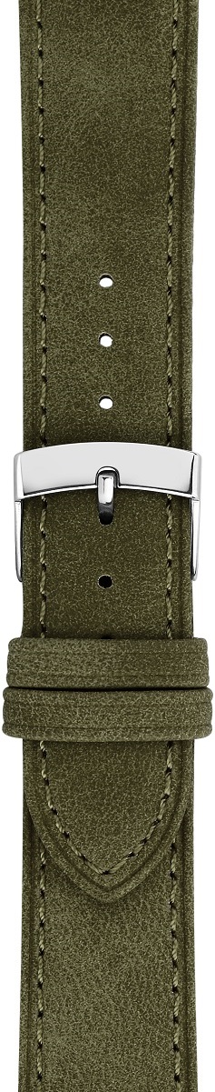 MORELLATO Timo Green Collection Watch Strap 18-16mm Green Recycled Strap Silver Hardware A01X5964E12073CR18 - 2