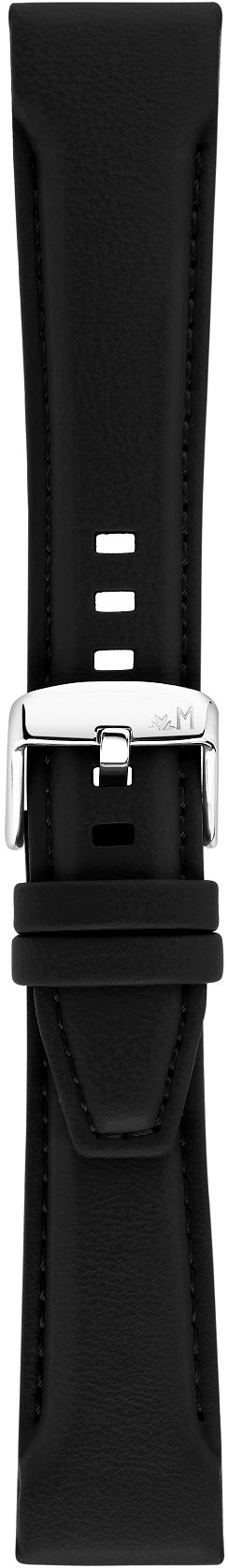 MORELLATO San Remo Sport Water Resistant Watch Strap 22-18mm Black Technical Leather Strap Silver Hardware A01X5967432019CR22 - 3