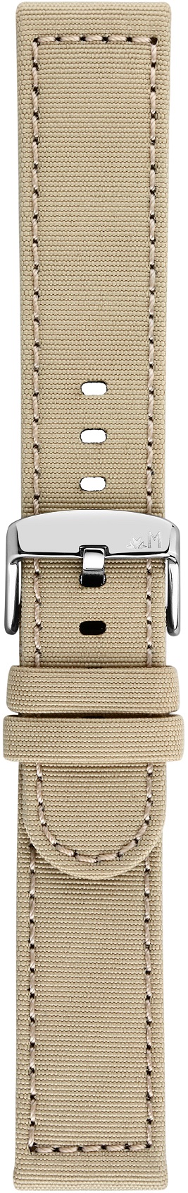 MORELLATO Viareggio Sport Water Resistant Watch Strap 22-22mm Beige Recycled Strap Silver Hardware A01X5969E13026CR22 - 3
