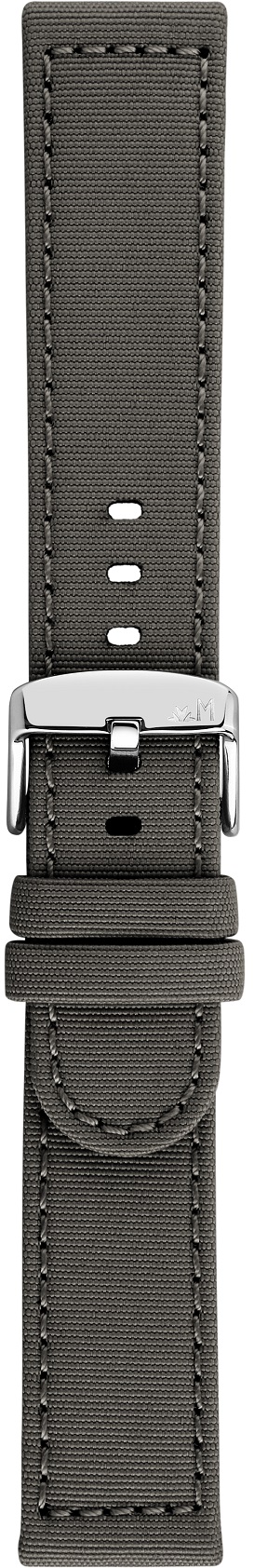 MORELLATO Viareggio Sport Water Resistant Watch Strap 22-22mm Grey Recycled Strap Silver Hardware A01X5969E13092CR22 - 3