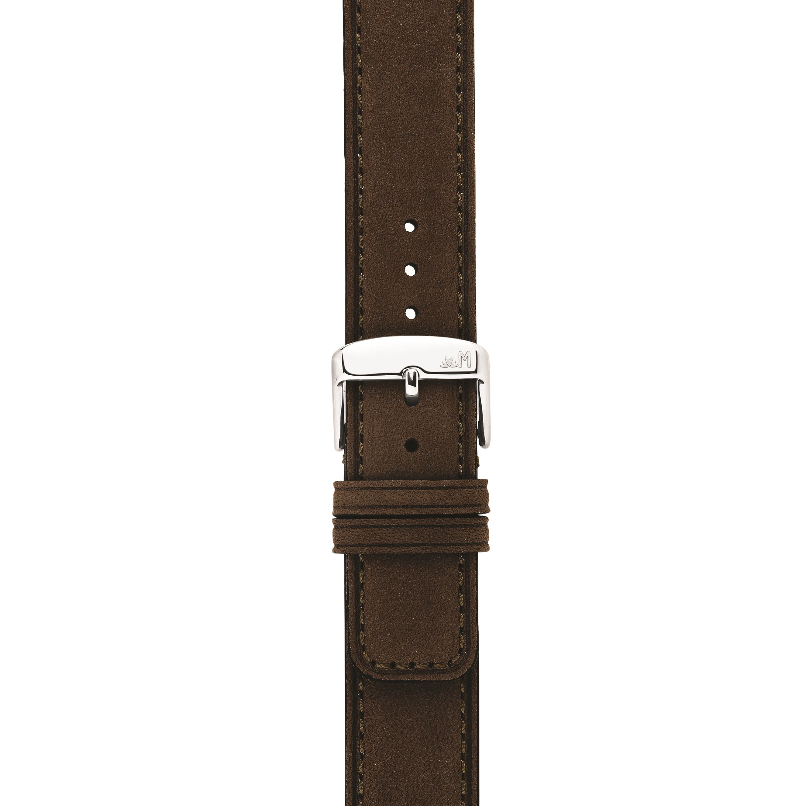 MORELLATO Coubert Hand Made Watch Strap 18-18mm Brown Extra Soft Nabuck Calf Leather A01X6021C38032CR18 - 2
